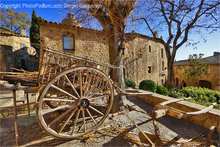 Rust, Carriage, Transportation, Vehicle, Chair