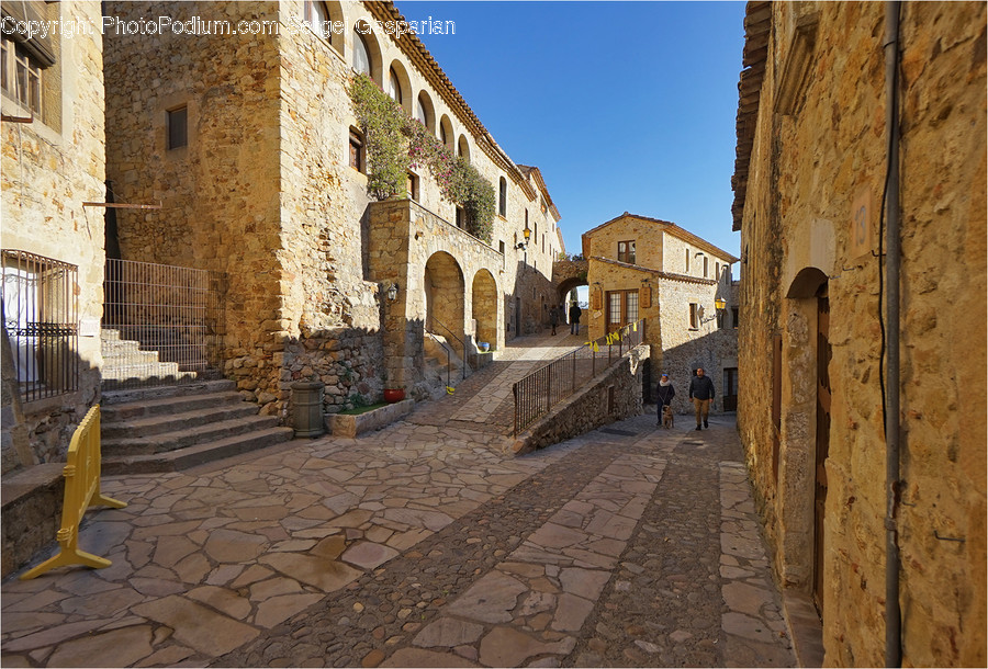Architecture, Building, Castle, Fort, Patio