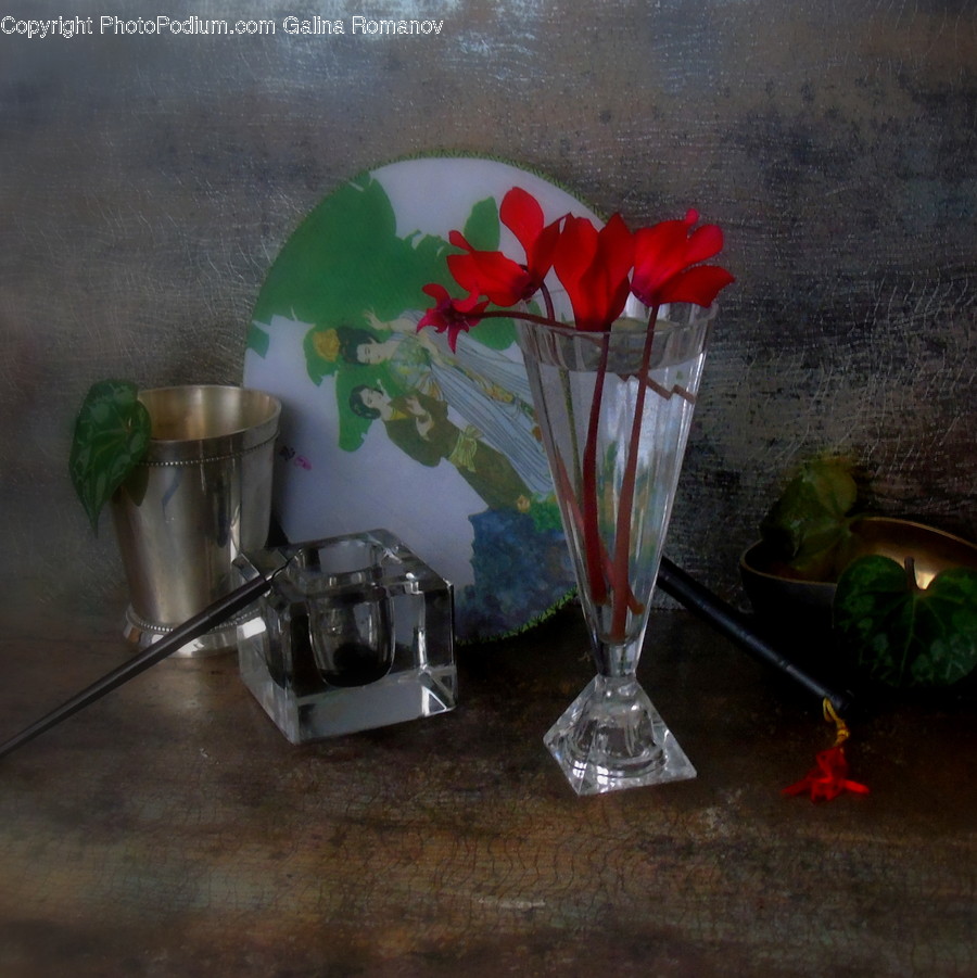 Glass, Goblet, Blossom, Flora, Flower