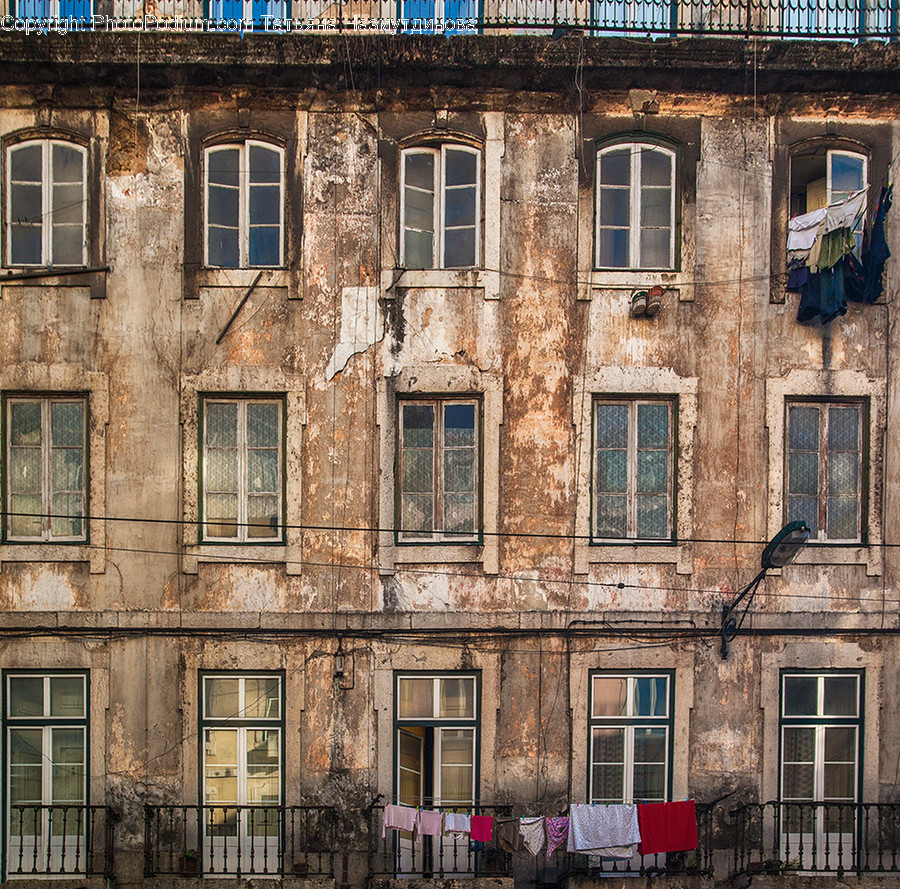 Building, Wall, Window, Apartment Building, City