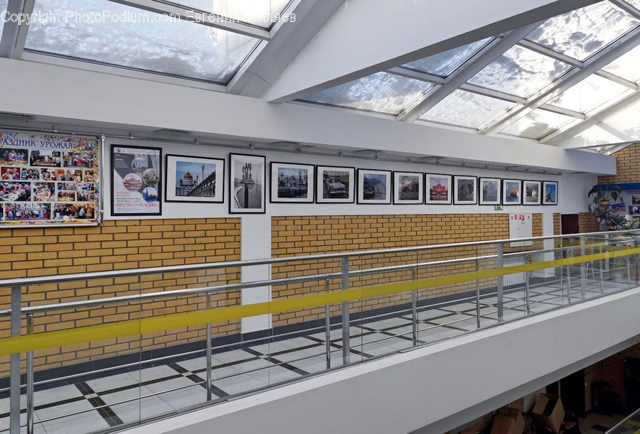 Architecture, Building, Skylight, Window, Train