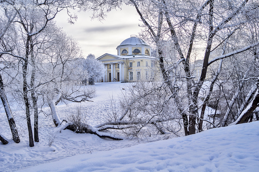 Outdoors, Snow, Architecture, Building, Cathedral