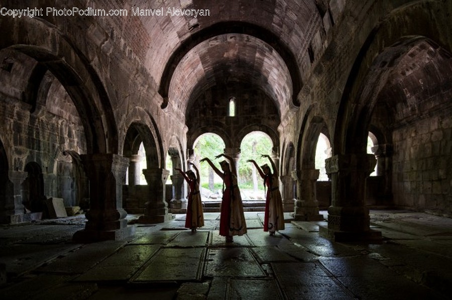 Crypt, Arch, Arched, Architecture, Building
