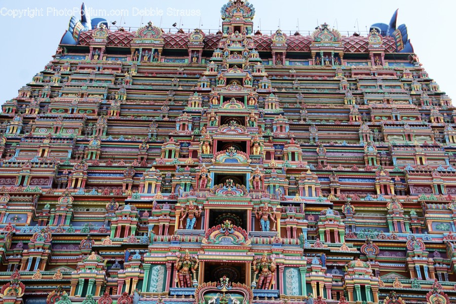 Architecture, Building, Temple, Worship, Construction