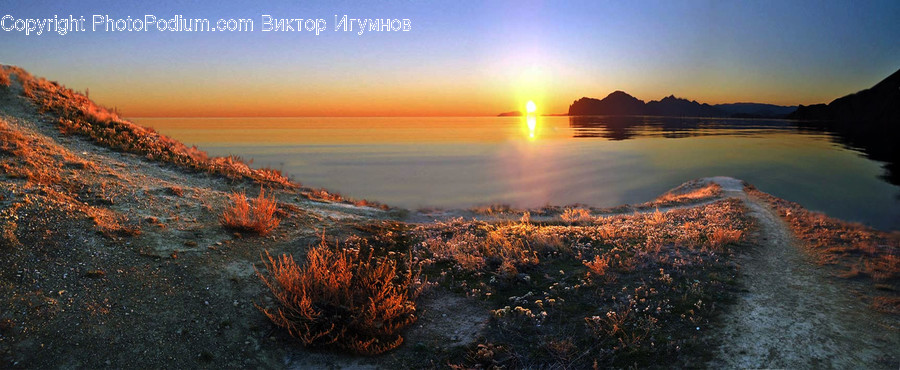 Dawn, Dusk, Nature, Outdoors, Red Sky