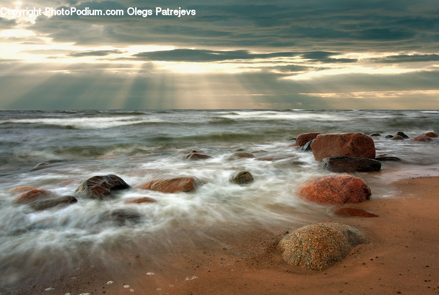 Rock, Outdoors, Sand, Soil, Beach, Coast, Sea