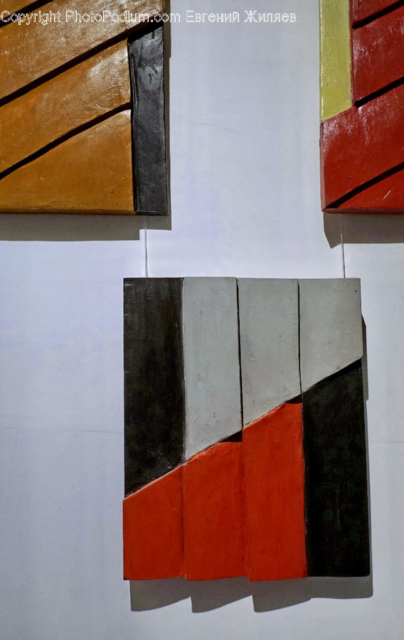Art, Modern Art, Brick, Collage, Poster