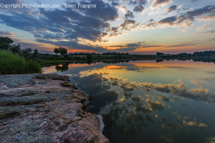 Dawn, Dusk, Nature, Outdoors, Red Sky