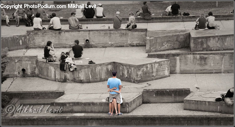Human, People, Person, Shorts, Alley, Alleyway, Road