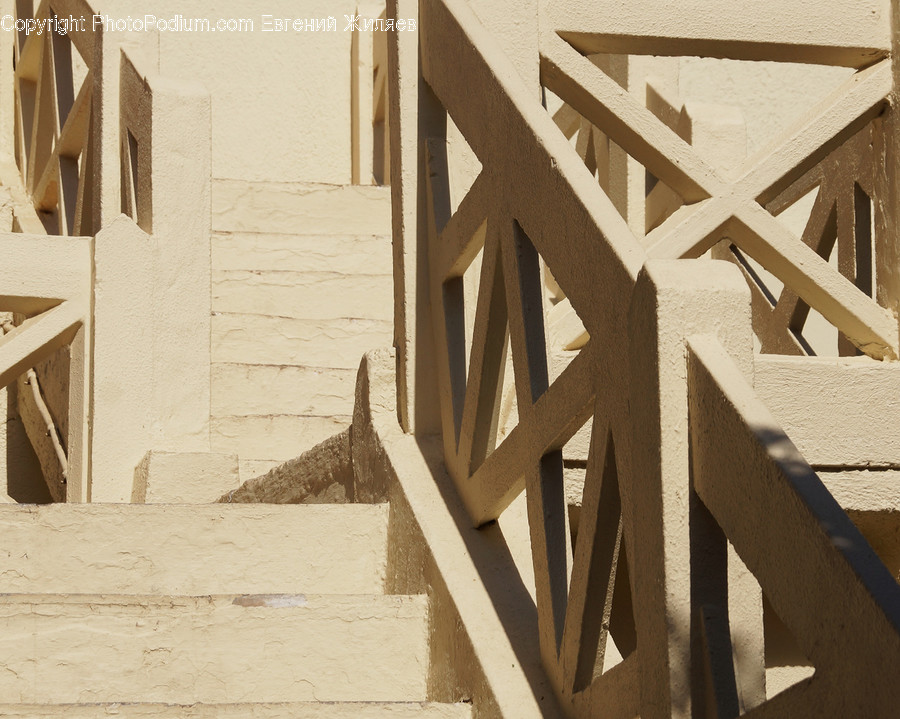 Banister, Handrail, Plywood, Wood, Furniture