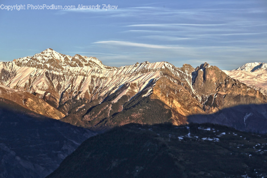 Crest, Mountain, Mountain Range, Nature, Outdoors