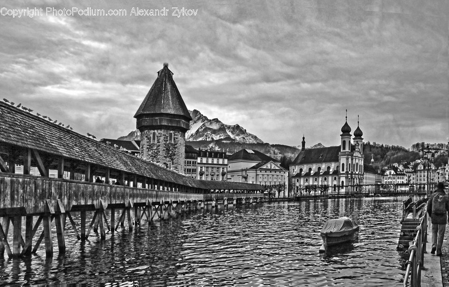 Dock, Pier, Canal, Outdoors, Water