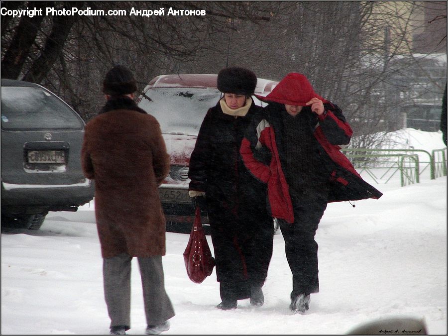 Human, People, Person, Automobile, Car, Vehicle, Ice