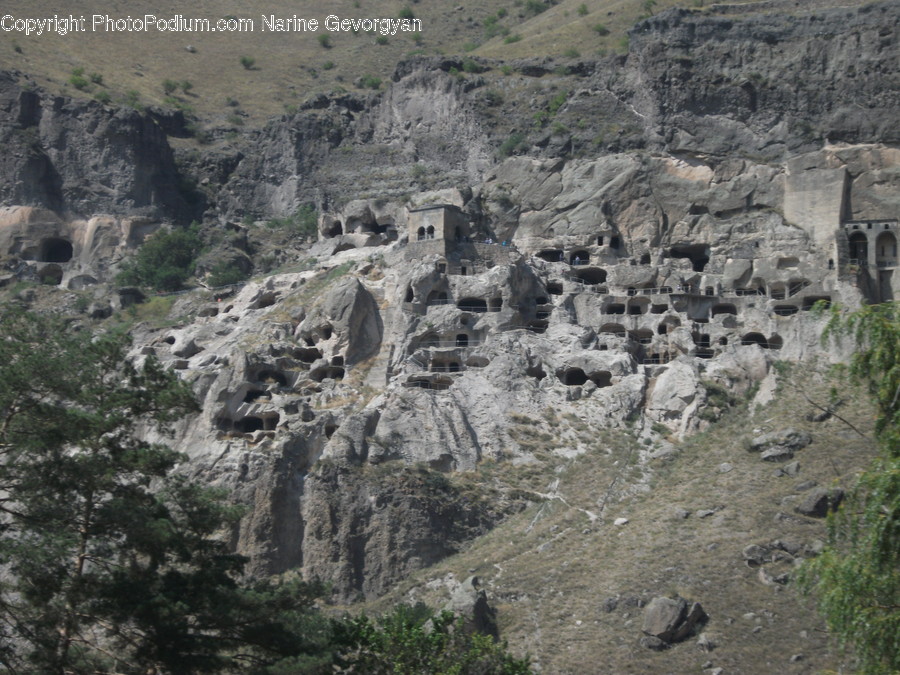 Landslide, Nature, Canyon, Mountain, Outdoors