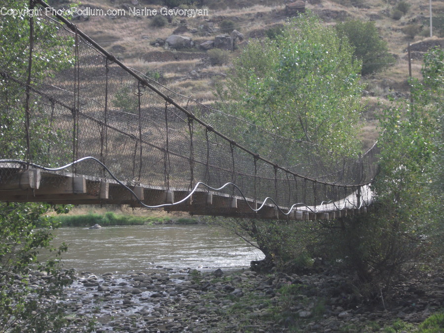 Bridge, Building, Rope Bridge, Suspension Bridge