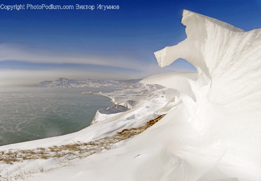 Glacier, Ice, Mountain, Nature, Outdoors