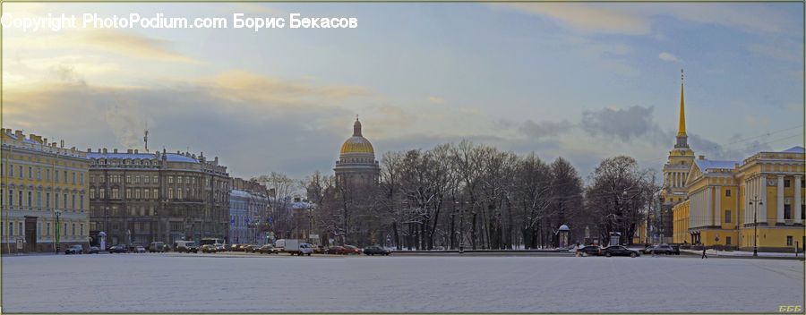 City, Downtown, Architecture, Church, Worship, Plaza, Town Square