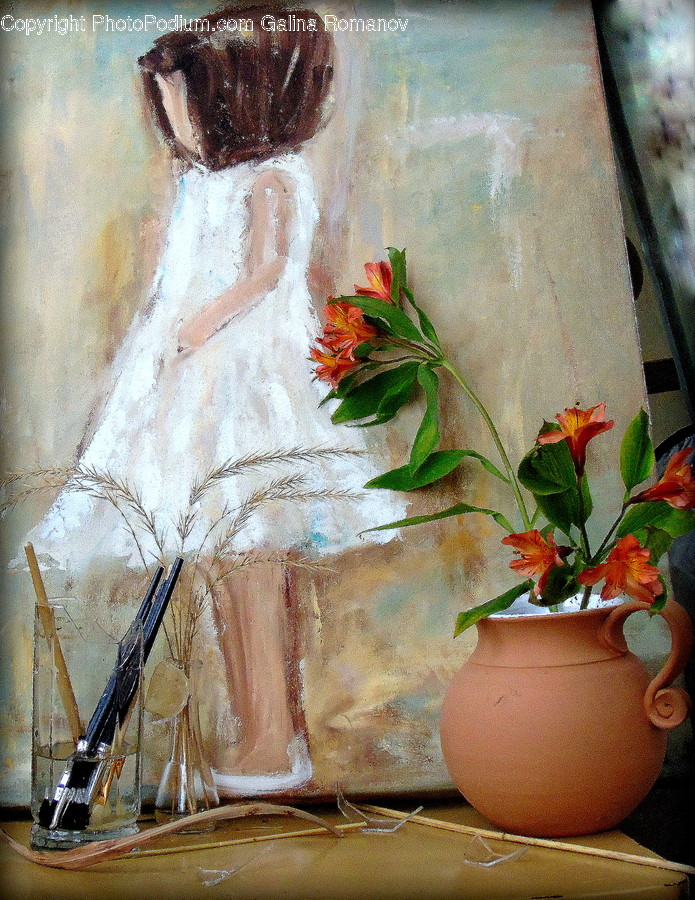 Flora, Jar, Plant, Potted Plant, Pottery