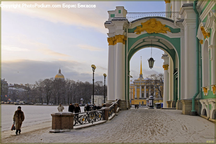 Column, Pillar, Architecture, Downtown, Plaza, Town Square, Church