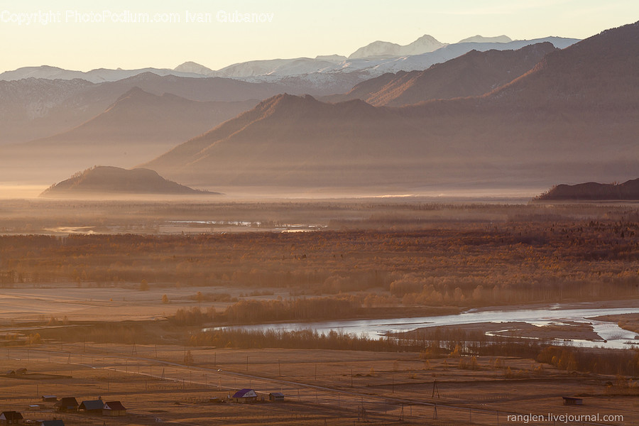 Mountain, Mountain Range, Nature, Outdoors, Field