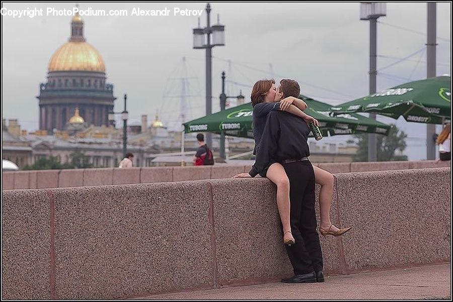 People, Person, Human, Architecture, Dome, Umbrella, Apparel