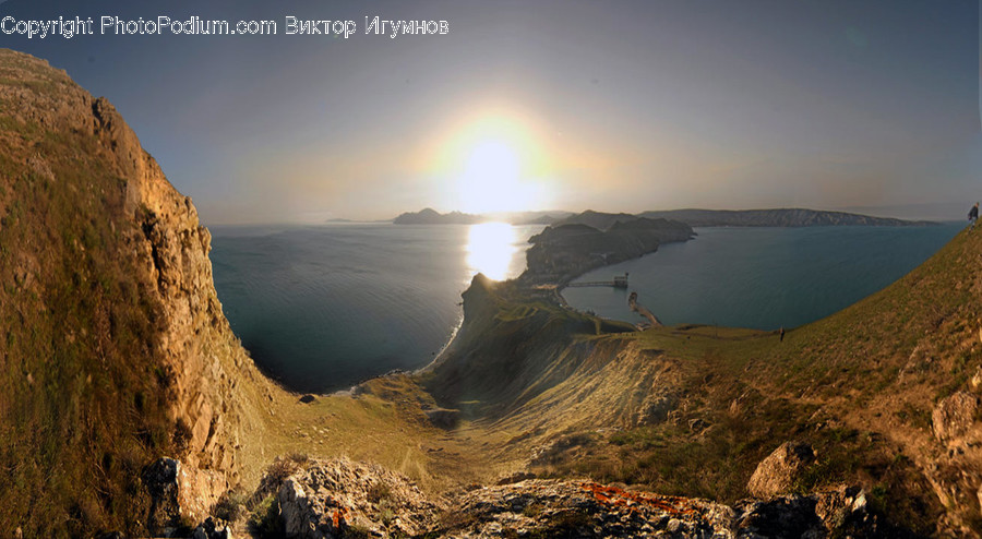 Promontory, Cliff, Outdoors, Landscape, Nature