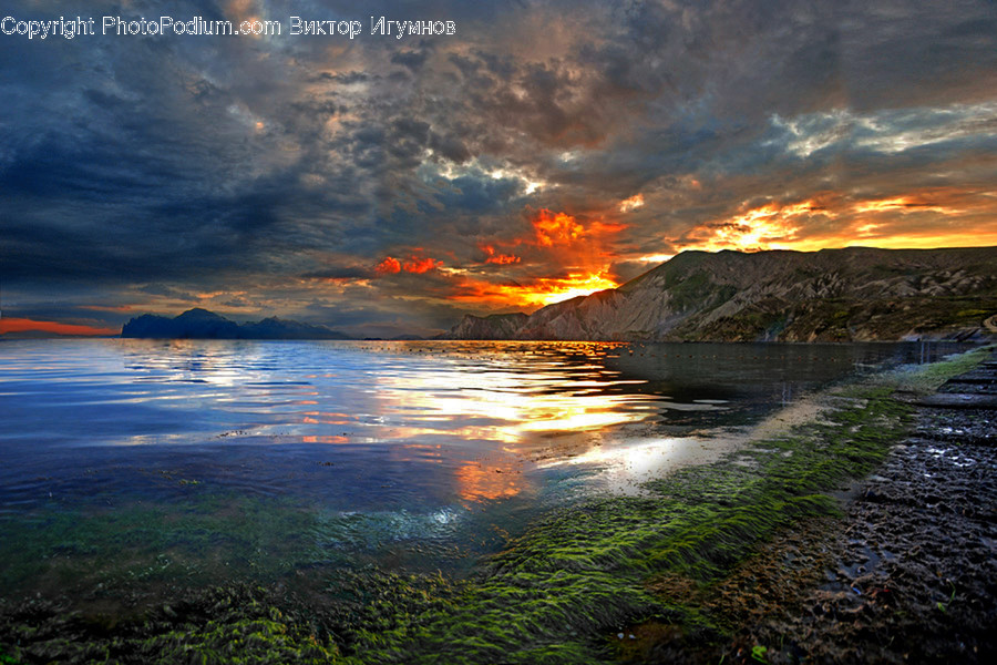 Dawn, Dusk, Nature, Outdoors, Red Sky