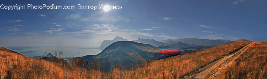 Mountain, Mountain Range, Nature, Outdoors, Field