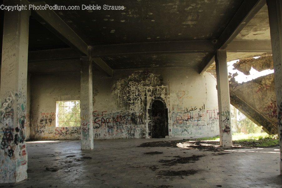 Porch, Art, Modern Art, Rubble, Crypt