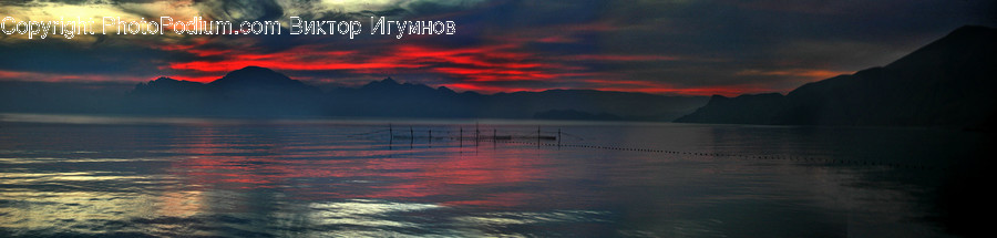 Dawn, Dusk, Nature, Outdoors, Red Sky