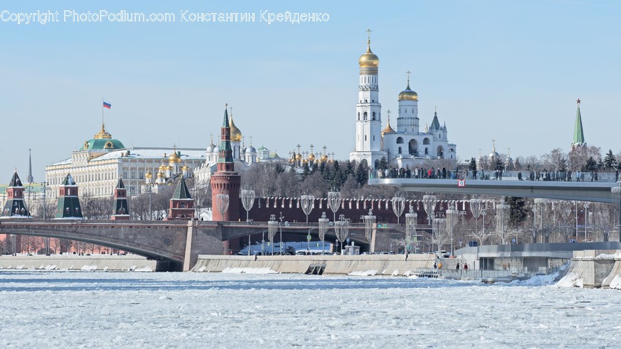 Building, Factory, Refinery, Architecture, Spire
