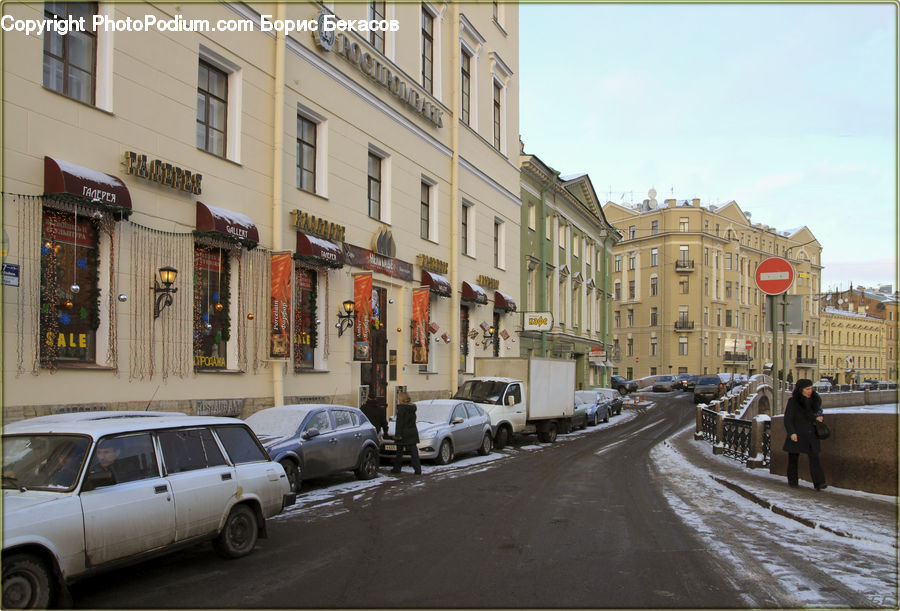 Road, Street, Town, Parking, Parking Lot, Automobile, Car