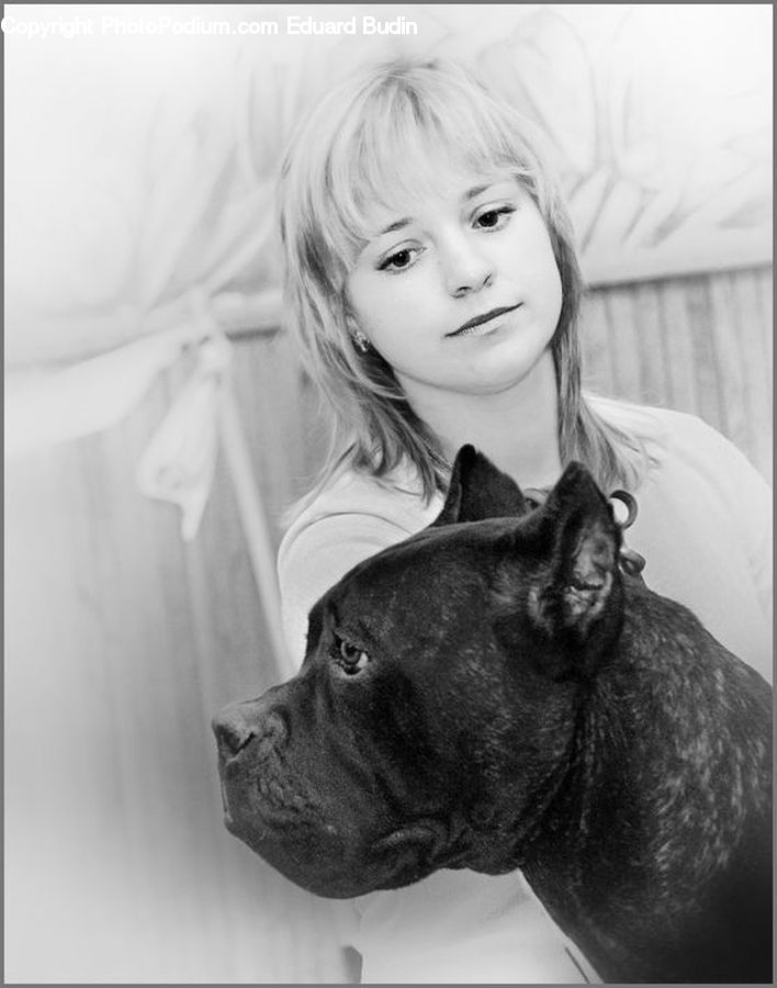 Animal, Person, Portrait, Selfie, Female