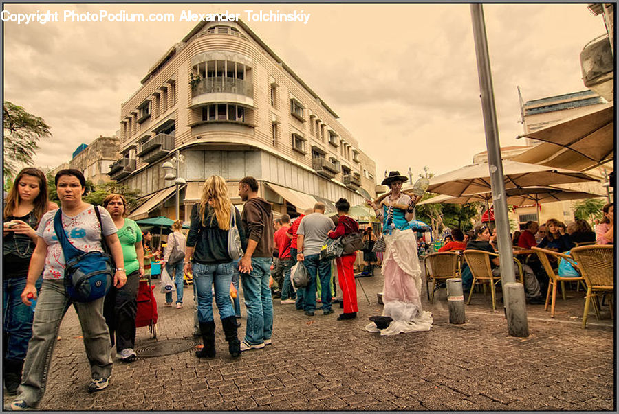 People, Person, Human, Hat, Crowd, Bench, Clothing