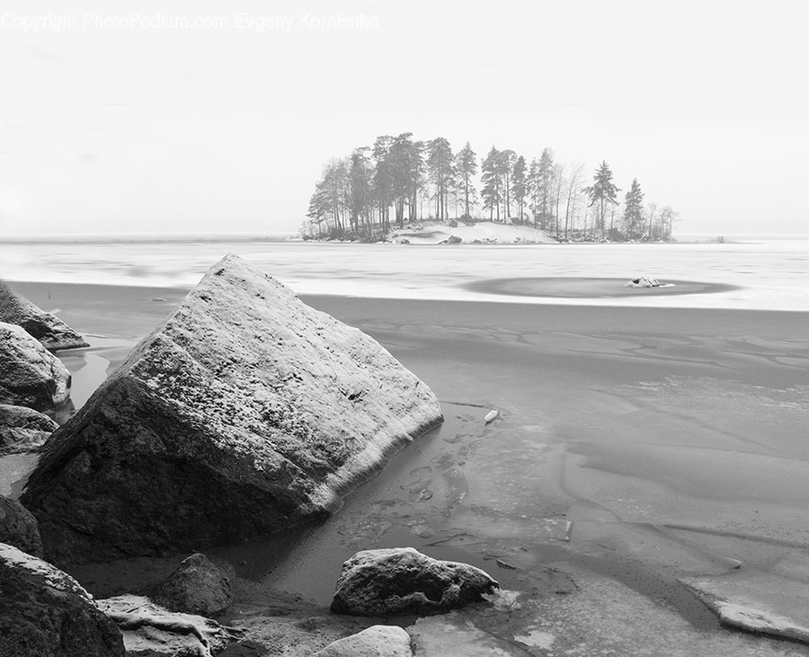 Rock, Coast, Nature, Ocean, Outdoors