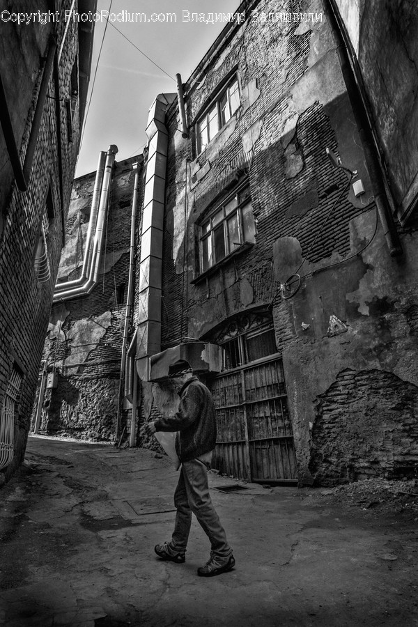 Human, People, Person, Alley, Alleyway
