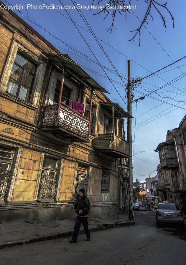 Building, City, Road, Street, Town