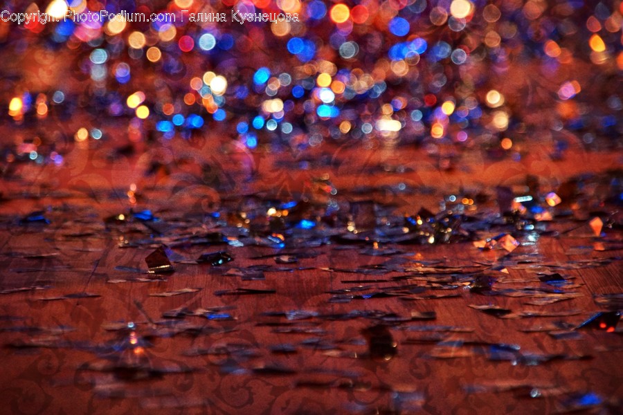 Glitter, Light, Art, Modern Art, Aerial View