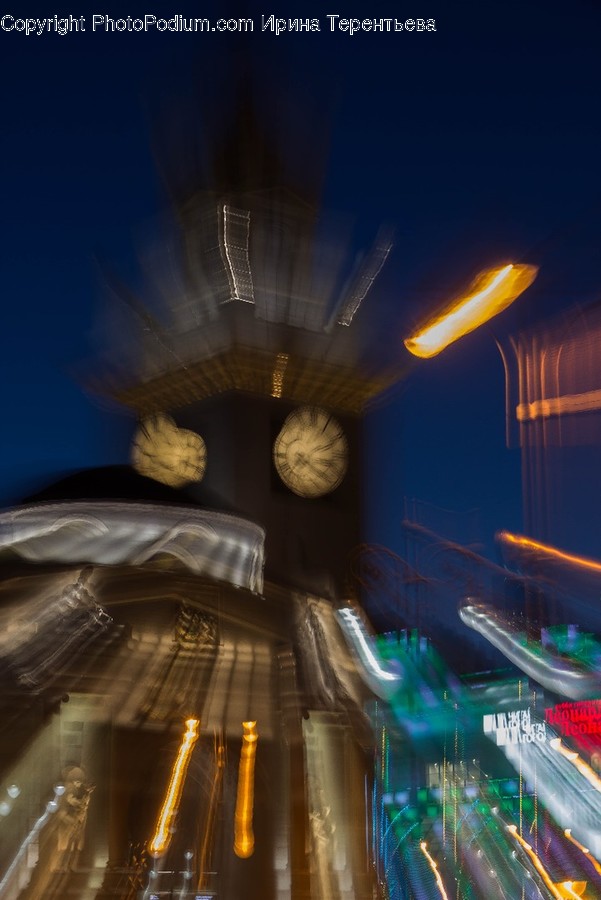 Lighting, Night, Outdoors, Carnival, Crowd