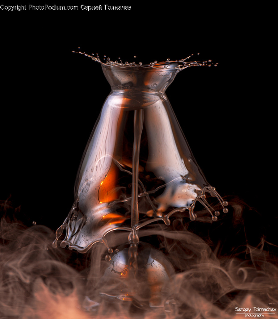 Smoke, Glass, Fractal, Ornament, Fire