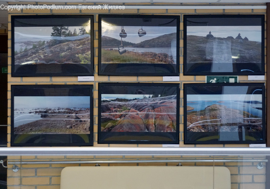 Window, Collage, Poster, Art, Screen