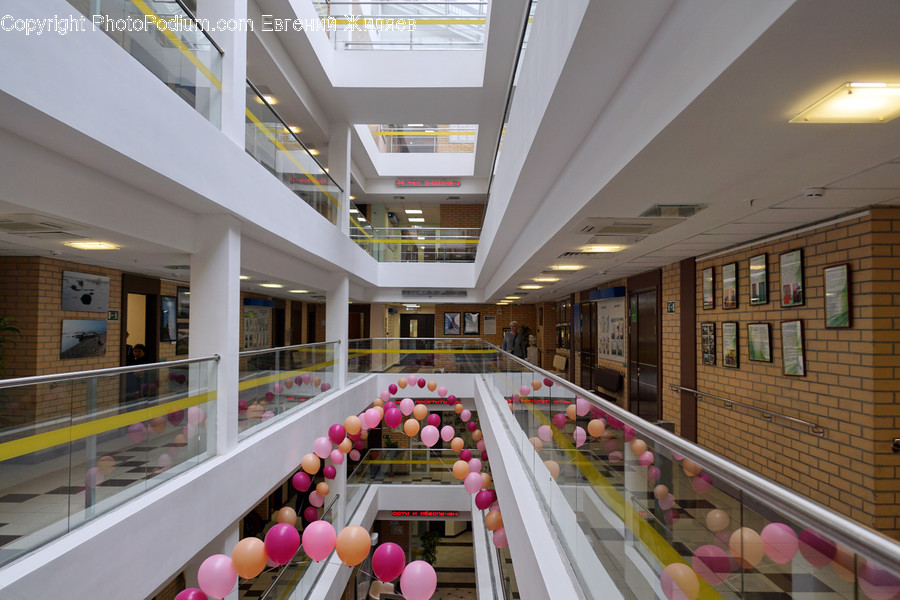 Architecture, Building, Skylight, Window, Aisle