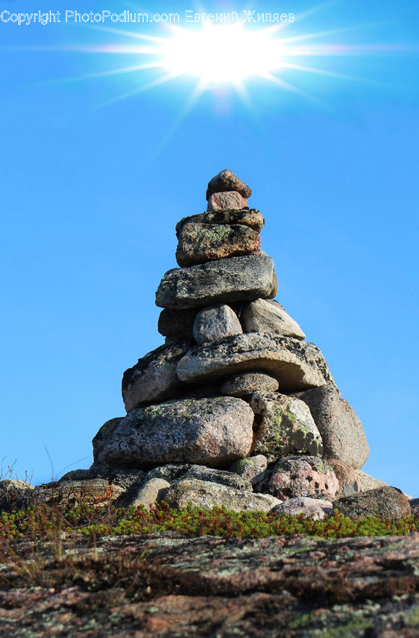 Rock, Anchor, Hook, Monument, Coast