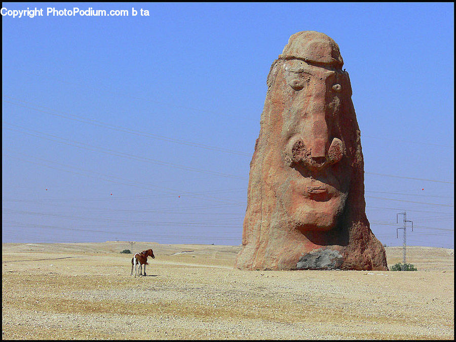 Art, Sculpture, Statue, Ancient Egypt, Head, Portrait, Face