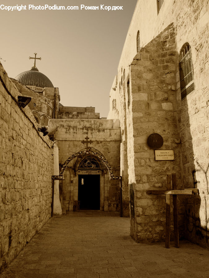 Castle, Fort, Arch, Crypt, Bunker, Fireplace, Hearth