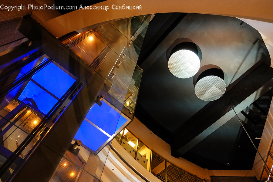 Architecture, Building, Skylight, Window, Light Fixture