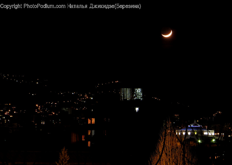 Astronomy, Moon, Night, Outdoors, Outer Space