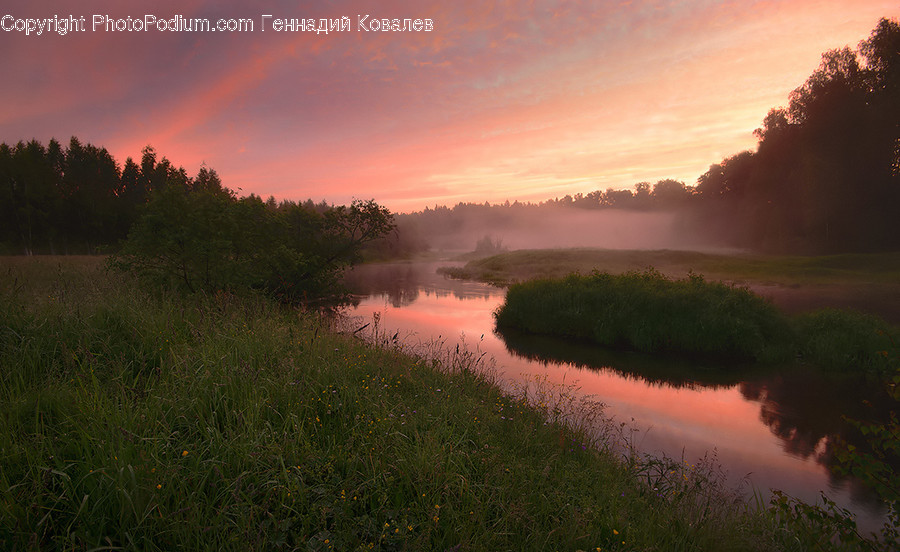 Dawn, Dusk, Nature, Outdoors, Red Sky