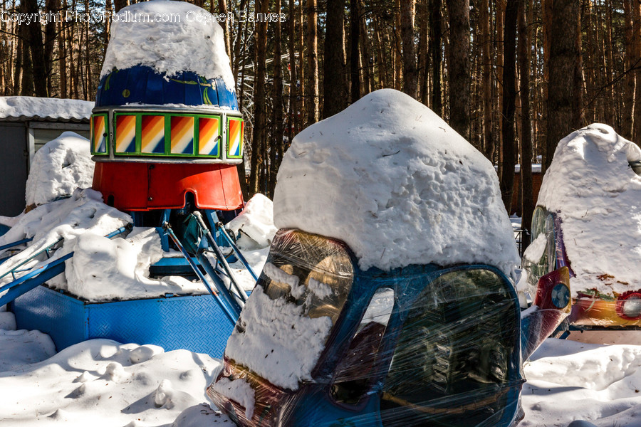 Outdoors, Snow, Snowman, Winter, Ice