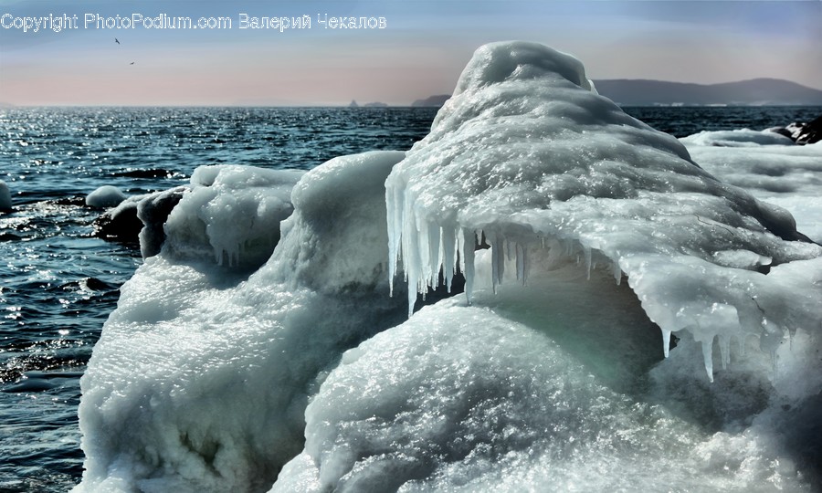 Ice, Outdoors, Glacier, Mountain, Nature
